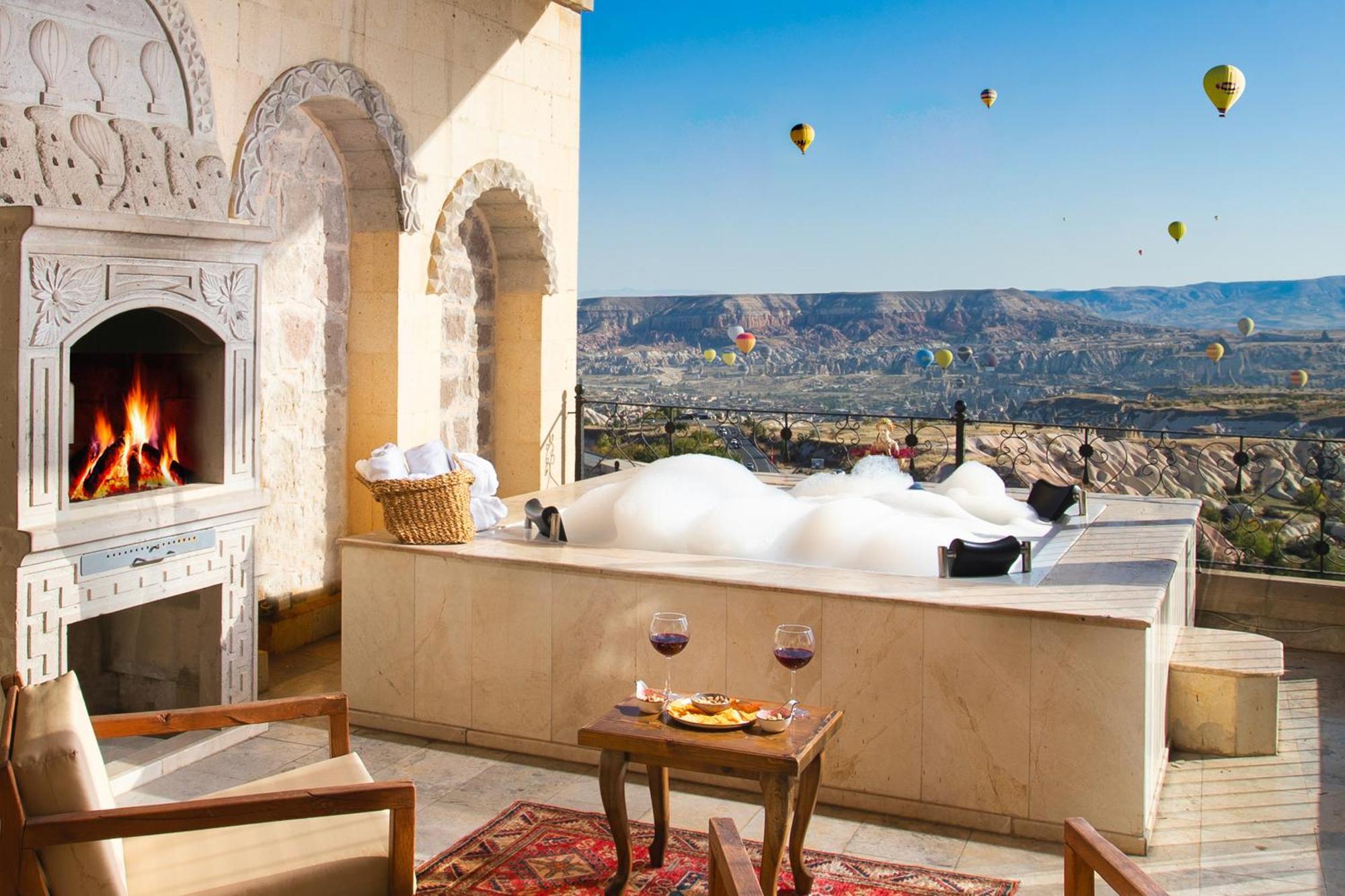 Simera In Cappadocia - Special Class - Best View Rooftop أُتْشيسار المظهر الخارجي الصورة