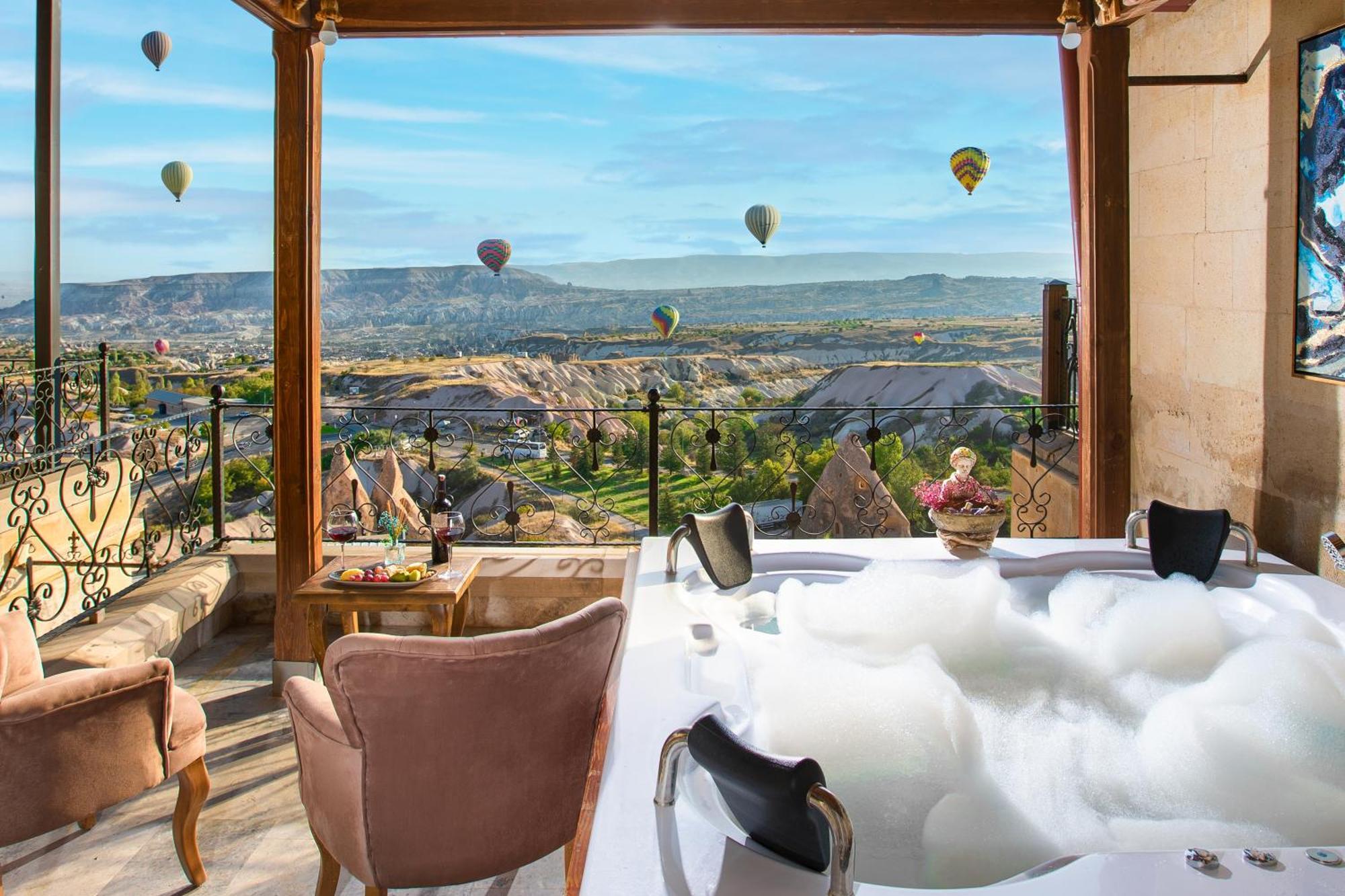 Simera In Cappadocia - Special Class - Best View Rooftop أُتْشيسار المظهر الخارجي الصورة